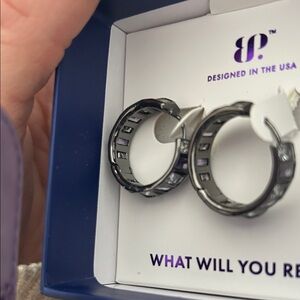 Elegant Silver Hoop Earrings